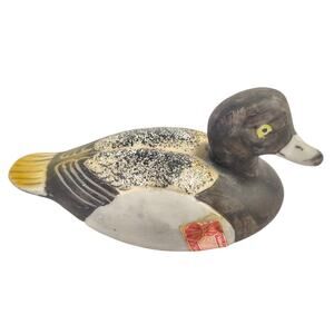 Ceramic Duck Mini Decanter Figurine Vintage 5" x 2.5"